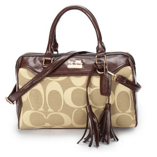 Coach Legacy Haley Medium Khaki Satchels BAW - Click Image to Close